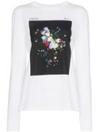 Erdem Fernley Printed Long Sleeved T-shirt - White
