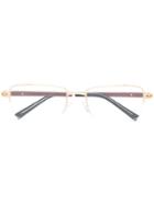Gold And Wood Cosmic Glasses - Multicolour