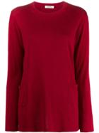 's Max Mara Classic Pullover With Pockets - Red