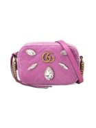 Gucci Gg Marmont Mini Bag - Pink & Purple