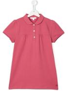 Burberry Kids Ruched Detail Polo Shirt, Girl's, Size: 14 Yrs, Pink/purple