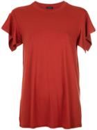 Tufi Duek Asymmetric Sleeves T-shirt - Red