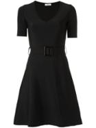 Egrey - Belted Dress - Women - Polyamide/spandex/elastane/viscose - Pp, Black, Polyamide/spandex/elastane/viscose