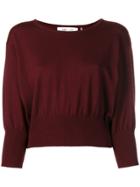 Dvf Diane Von Furstenberg Cropped Style Jumper - Red