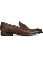 Henderson Baracco Classic Penny Loafers, Men's, Size: 45, Brown, Calf Leather/leather