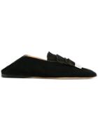 Sergio Rossi Fringed Loafers - Black