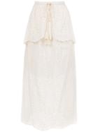 Nk High Waisted Midi Skirt - White