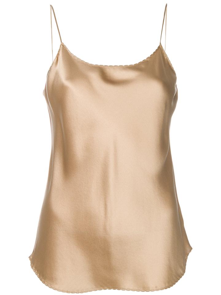 Vince Spaghetti Strap Vest - Nude & Neutrals