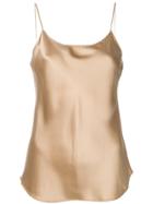 Vince Spaghetti Strap Vest - Nude & Neutrals