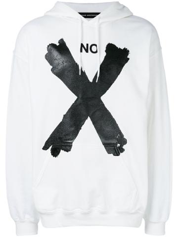 Tigran Avetisyan By Pavel An X Print Hoodie - White