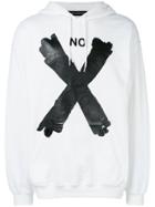 Tigran Avetisyan By Pavel An X Print Hoodie - White