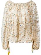 Chloé Printed Lace Top