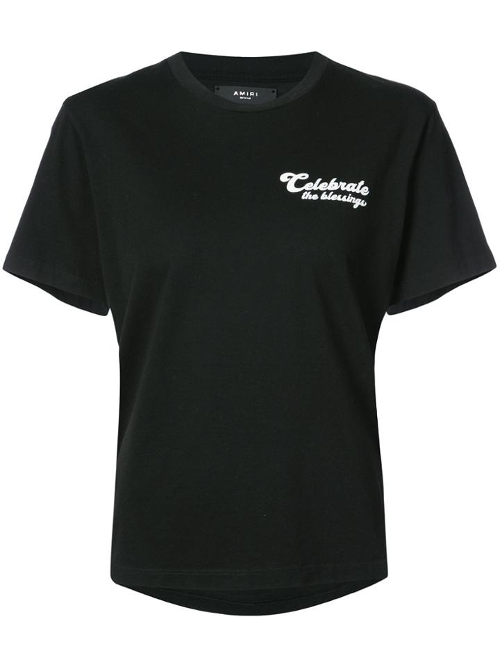 Amiri Celebrate Star T-shirt - Black