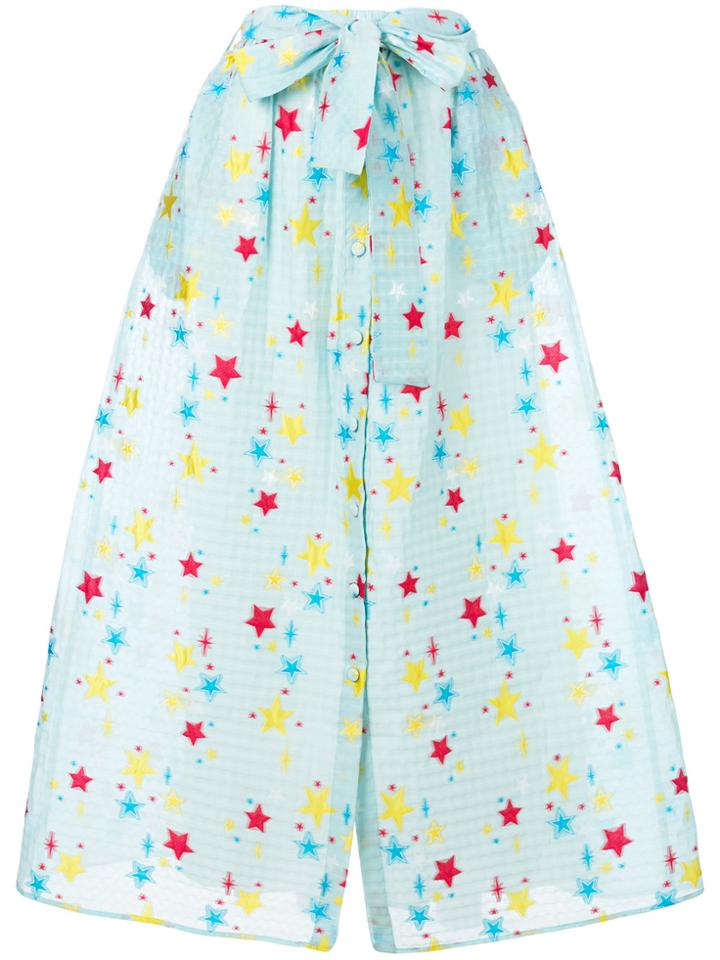 Ultràchic Star Print Skirt - Blue