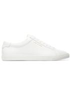Saint Laurent Leather Andy Trainers - White