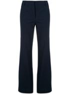 Dondup Flared Long Trousers - Blue