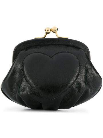 Moschino Cheap & Chic Heart Clutch - Black