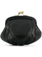Moschino Cheap & Chic Heart Clutch - Black