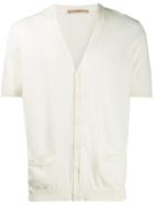 Roberto Collina Short Sleeved Cardigan - Neutrals
