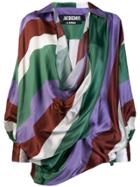 Jacquemus Draped Blouse - Green