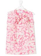 Señorita Lemoniez New Port Bow Blouse - Pink & Purple
