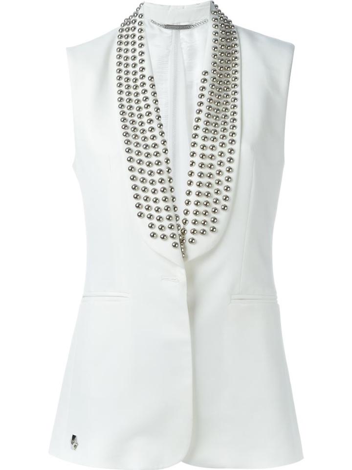 Philipp Plein Studded Collar Waistcoat