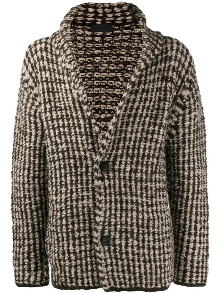 Iris Von Arnim Chunky Knit Wool Cardigan - Neutrals