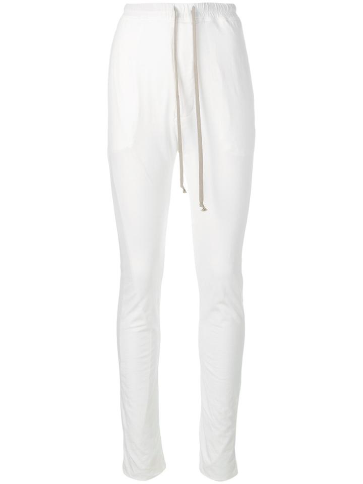 Rick Owens Drkshdw Drawstring Leggings - White