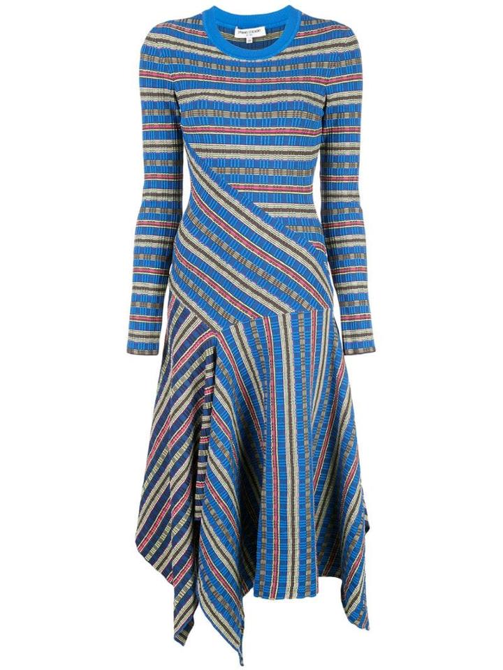 Opening Ceremony Patterned Sweater Dress - Blue