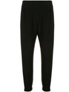 Zero + Maria Cornejo Cropped Track Pants, Women's, Size: 4, Black, Acetate/viscose