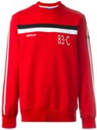 Adidas Originals '83-c' Crew Neck Sweatshirt, Men's, Size: Small, Red, Cotton/polyester
