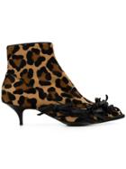 No21 Leopard Booties - Neutrals