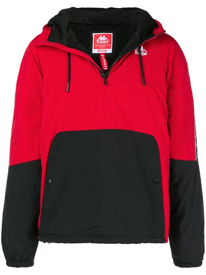 Kappa Quarter-zip Wind Breaker - Red