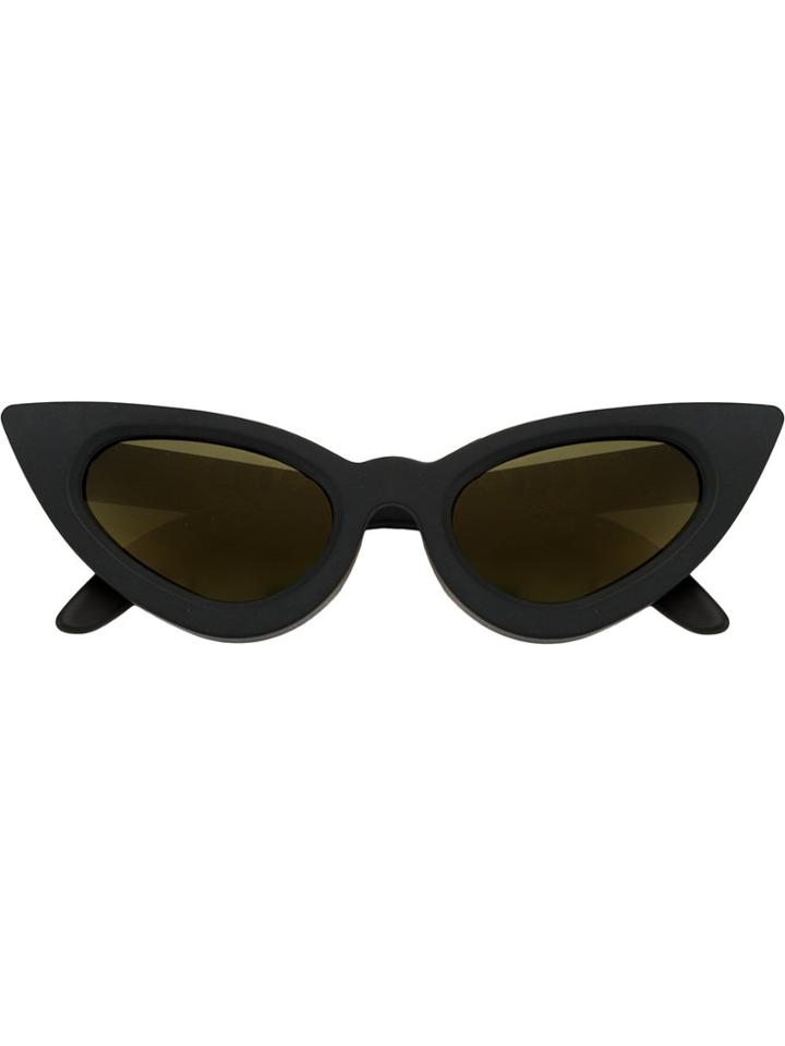 Kuboraum Cat Eye Shaped Sunglasses - Black