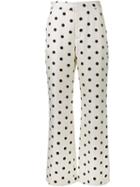 Maryam Nassir Zadeh Polka Dot Print Wide Leg Trousers