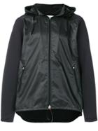 Adidas By Kolor Multi-fabric Hooded Jacket - Black