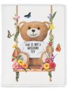 Moschino Bear Logo Printed Purse - White