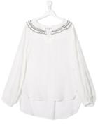Philosophy Di Lorenzo Serafini Kids Scalloped Blouse - White