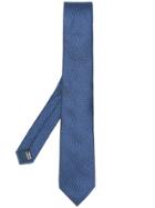 Lanvin Micro Printed Tie - Blue