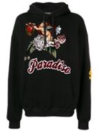 Dolce & Gabbana Paradise Embroidered Hoodie - Black