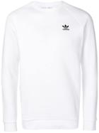 Adidas Contrast Logo Sweatshirt - White