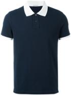 Moncler Contrast Trim Polo Shirt, Men's, Size: Xxl, White, Cotton