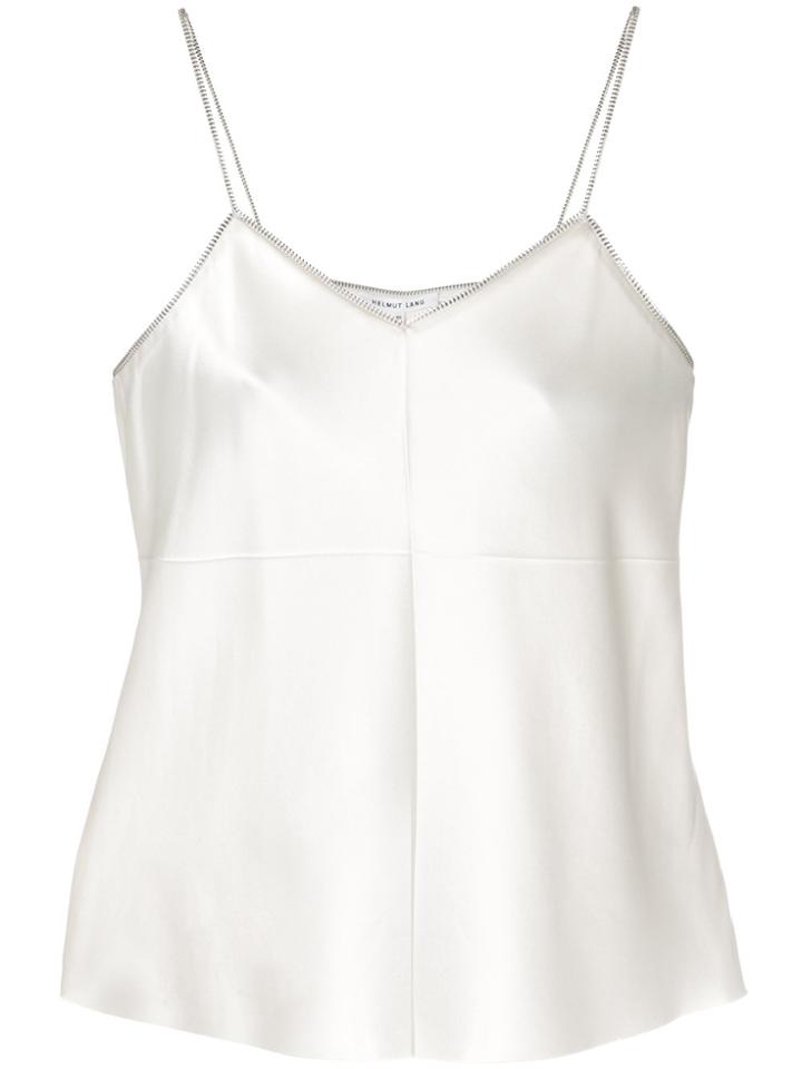 Helmut Lang Zip Detail Vest Top - Nude & Neutrals