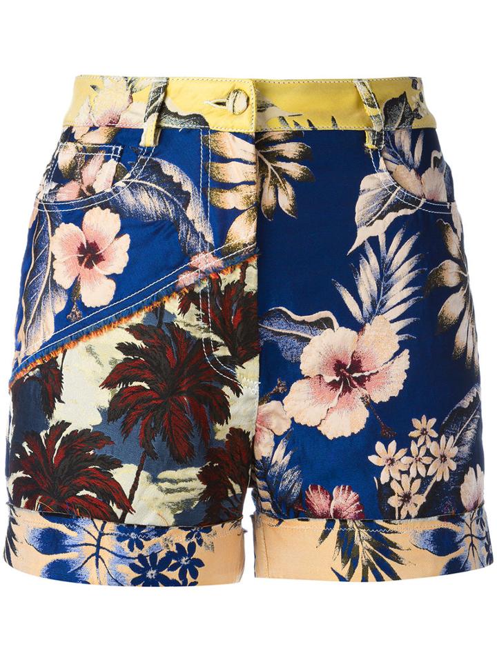 Philosophy Di Lorenzo Serafini Damask Shorts, Women's, Size: 44, Polyester