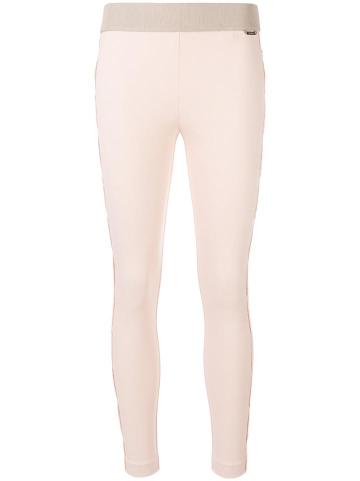 Twin-set Skinny Lace Trousers - Nude & Neutrals
