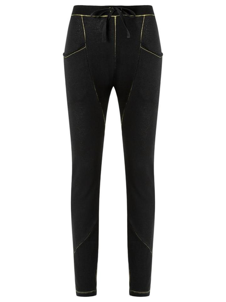 Uma Raquel Davidowicz 'amelia' Trousers, Women's, Size: Medium, Black, Cotton/polyamide
