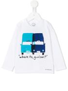 Burberry Kids Taxi T-shirt, Toddler Boy's, Size: 12 Mth, White