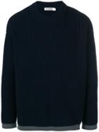 Jil Sander Round Neck Sweater - Blue