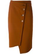 Tibi 'anson' Skirt, Women's, Size: 2, Yellow/orange, Polyester/spandex/elastane/viscose