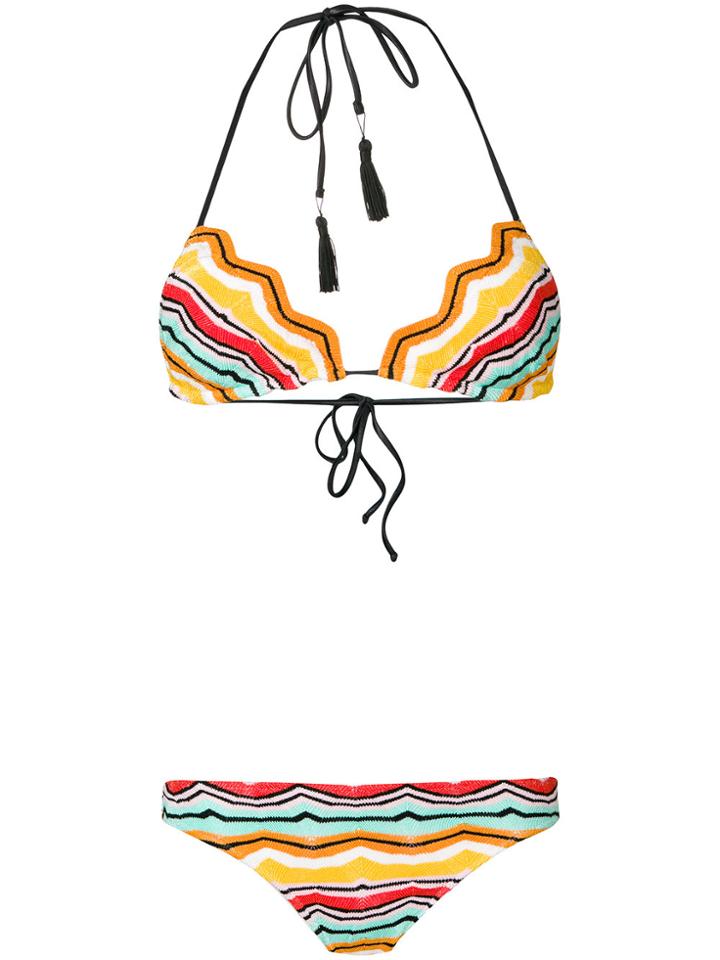 Missoni Mare Striped Bikini Set - Multicolour